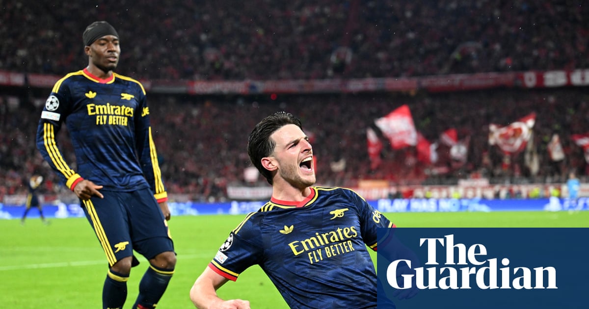 Declan Rice strikes late for Arsenal to deny Bayern Munich in blockbuster