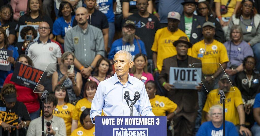 Obama to rally for Ossoff and Bottoms as Georgia voting surges – CBS News