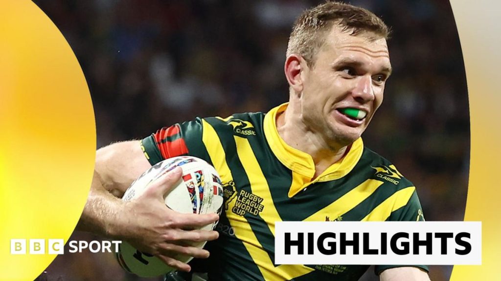 Australia survive scare to beat Fiji and reach World Cup semi-finals
