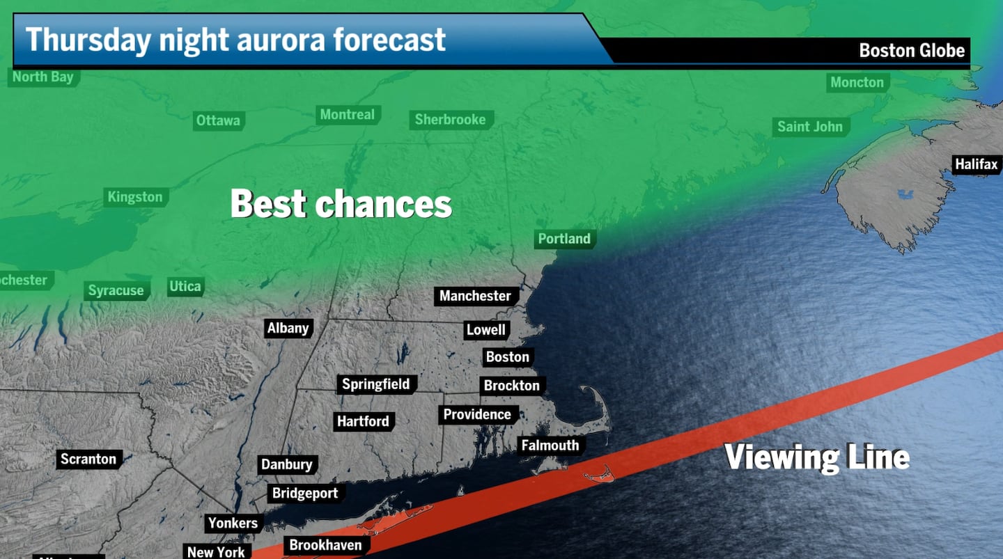Set your alarms and look up! The northern lights may dazzle over New England tonight. – The Boston Globe