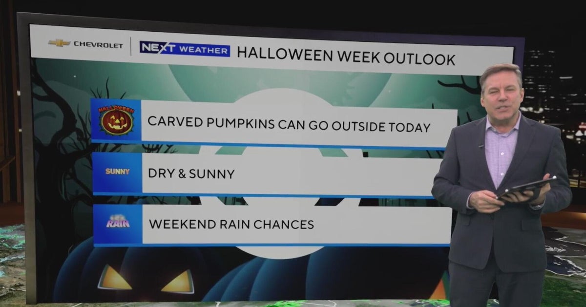 Atlanta weather warms up before Halloween weekend rain arrives – CBS News