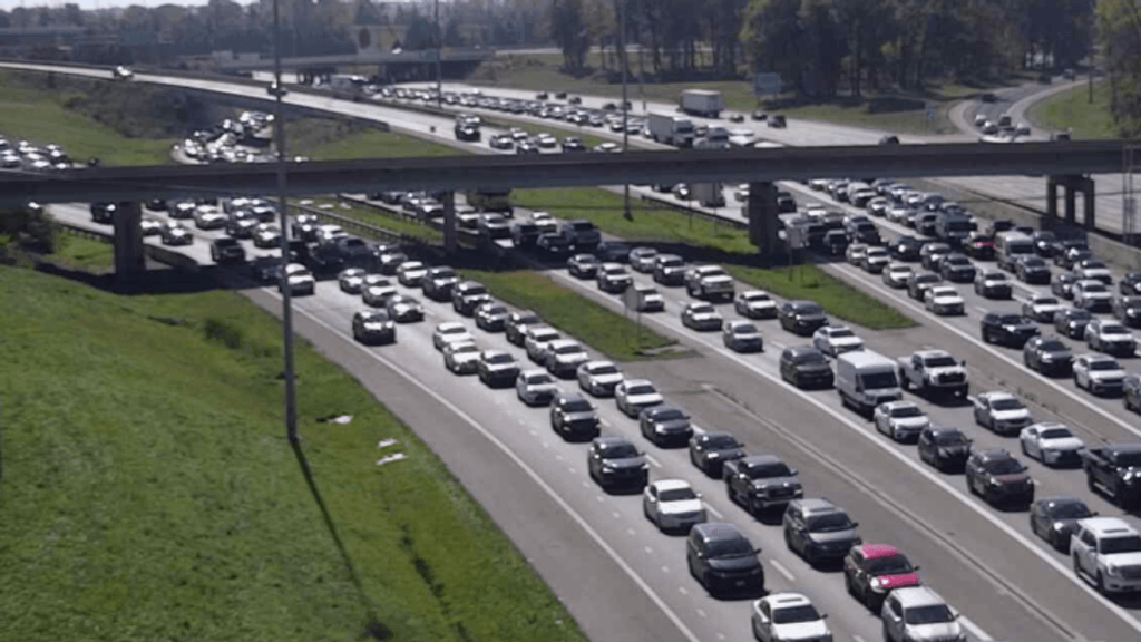 NB lanes of I-270 are shut down after rollover crash stalls traffic – WSYX