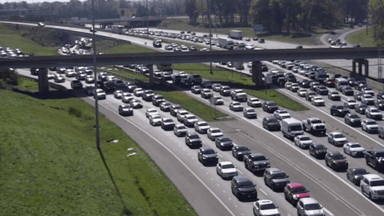 NB lanes of I-270 are shut down after rollover crash stalls traffic – WSYX