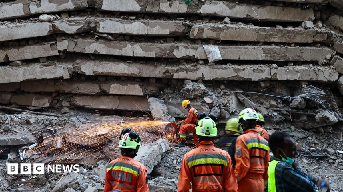 Seven missing after multi-storey building collapses in Kenya's capital