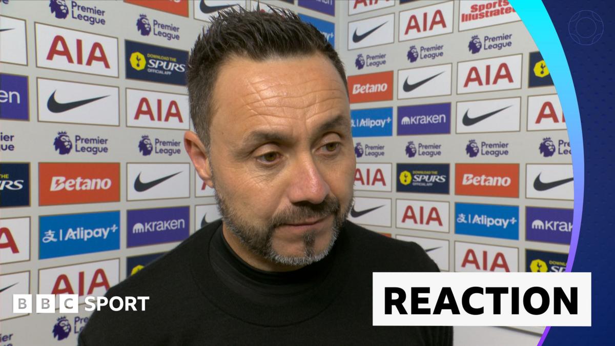 Tottenham mood 'totally different' – De Zerbi