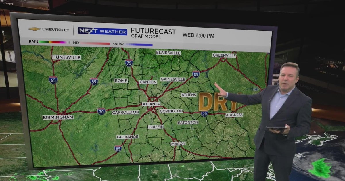 Atlanta forecast: Sunny days continue as low humidity raises fire concerns – CBS News