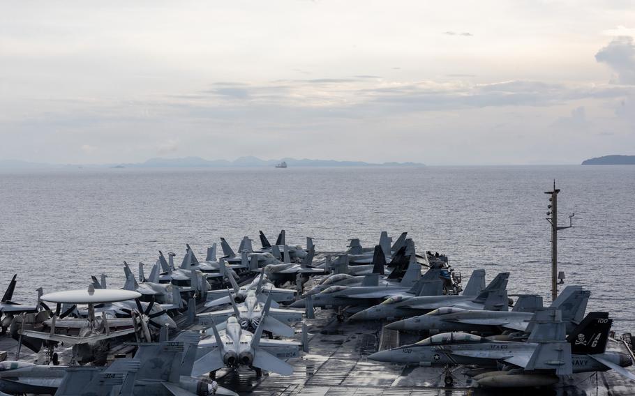 USS George H.W. Bush stops in Thailand after unannounced departure from Middle East