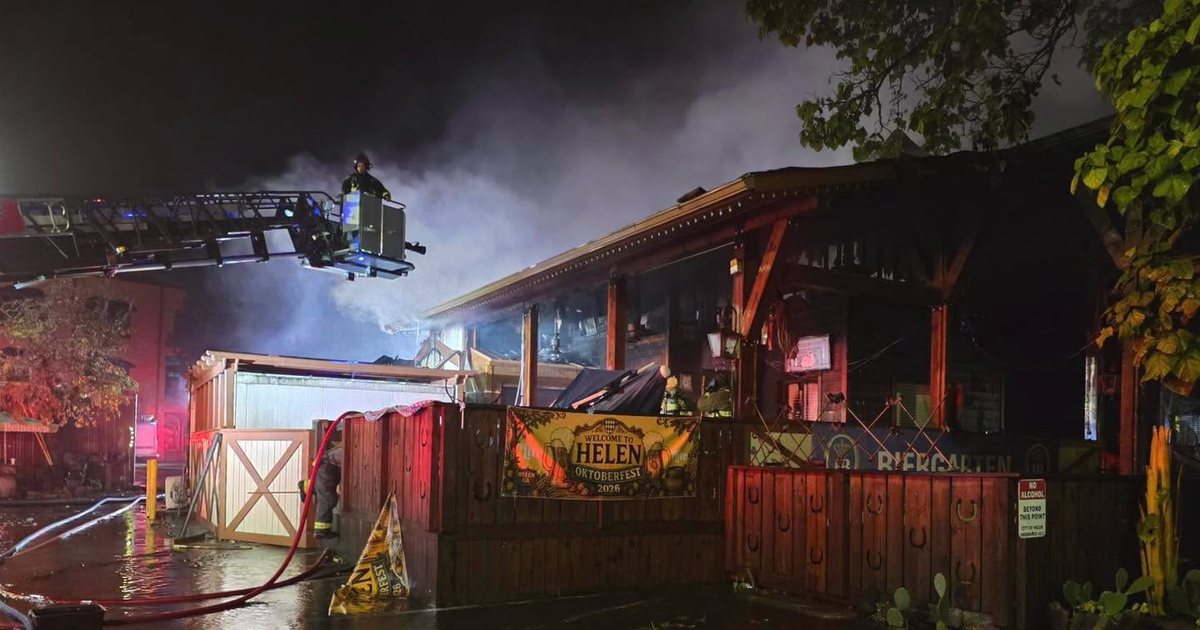 Popular Helen restaurant seriously damaged by fire; cause of blaze under investigation – CBS News