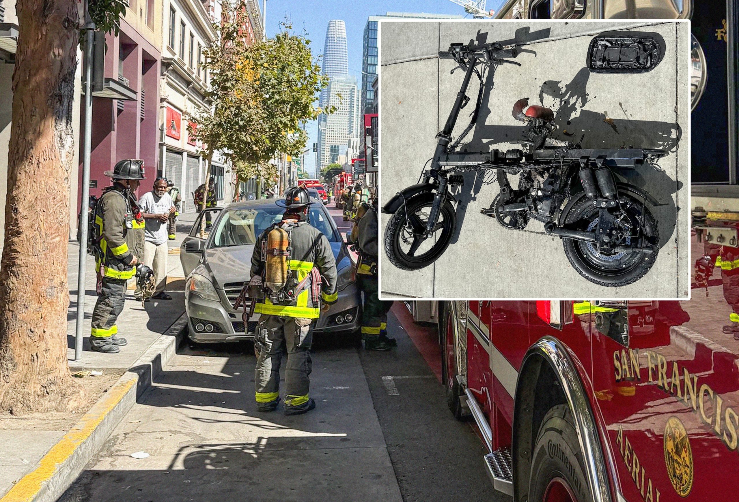 Scooter with lithium-ion battery causes evacuation in San Francisco after erupting in flames – Local News Matters
