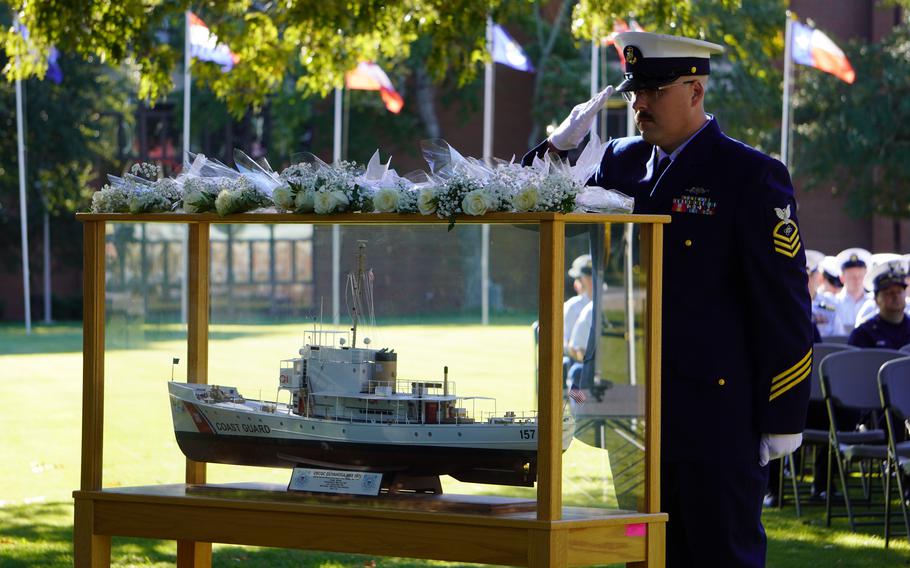There are ‘still tears’: Coast Guard, families honor crew members lost in Cuyahoga sinking 48 years ago