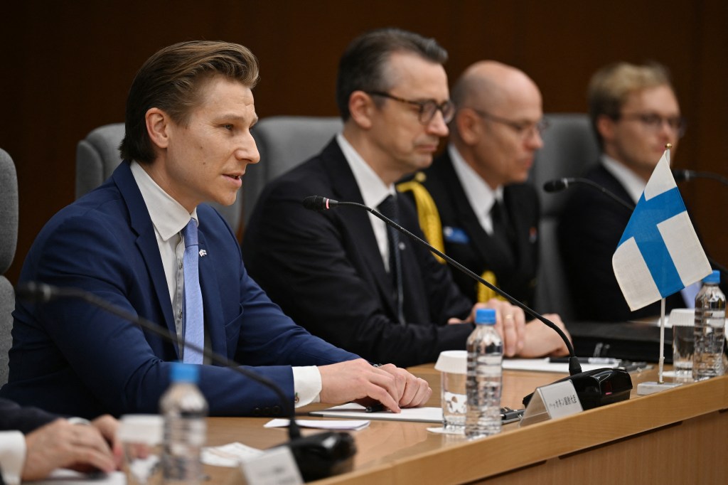 Finlands defense minister talks NATO, Ukraine and fishing