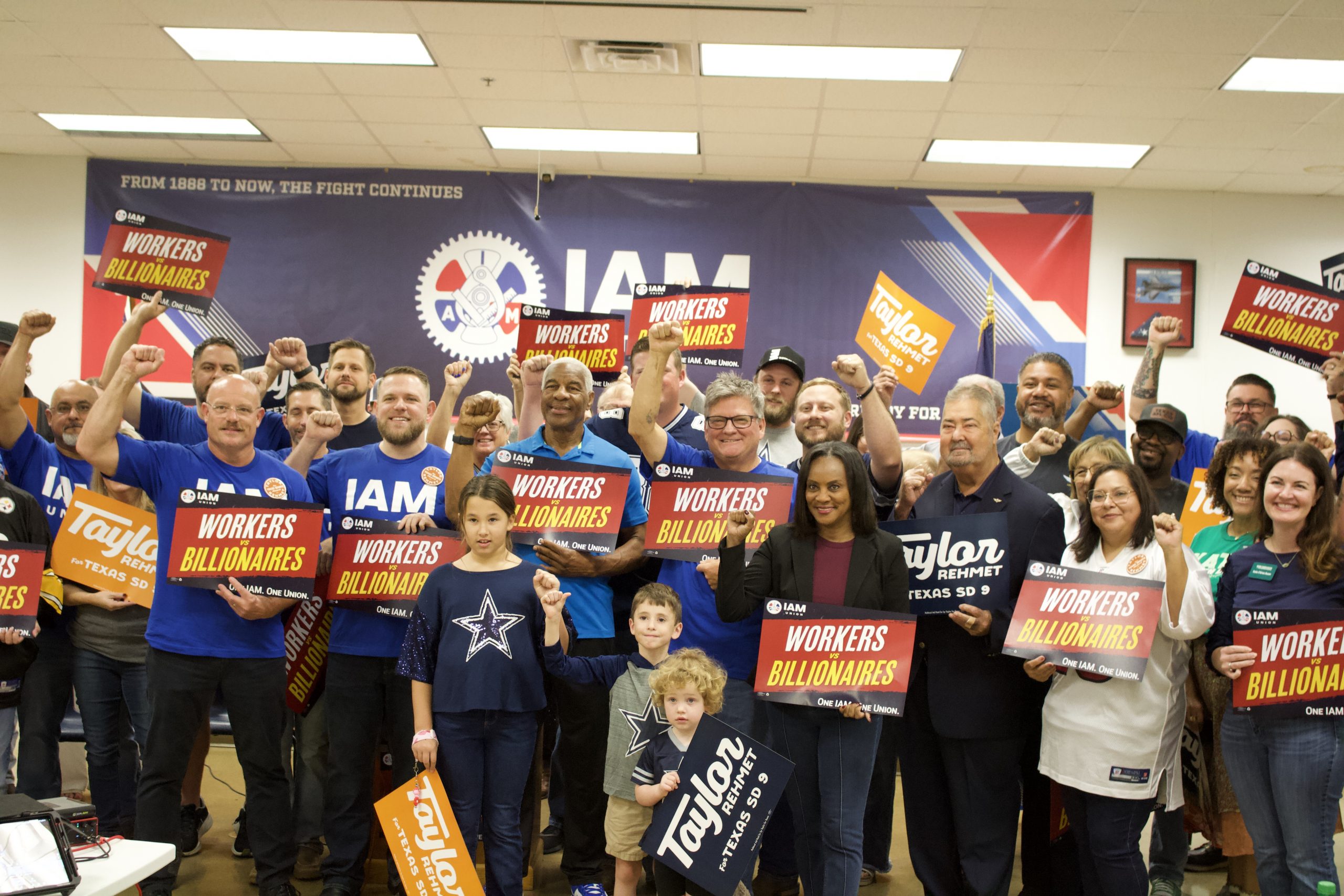 100+ Dallas/Fort Worth Union Members Rally With NFL Legend Everson Walls and Election Candidates, Calling For a Texas All Working People Can Afford – GOIAM