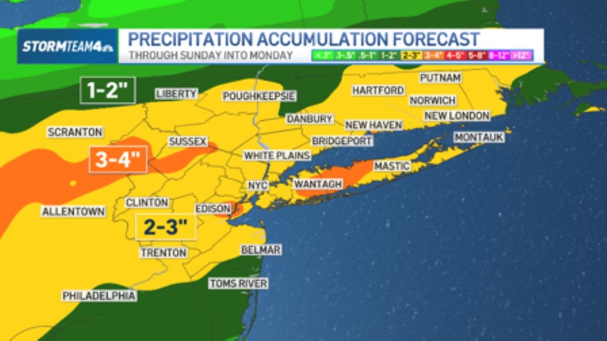 Remnants of Isaias to bring soaking rain to the eastern U.S. this weekend – NBC 4 New York