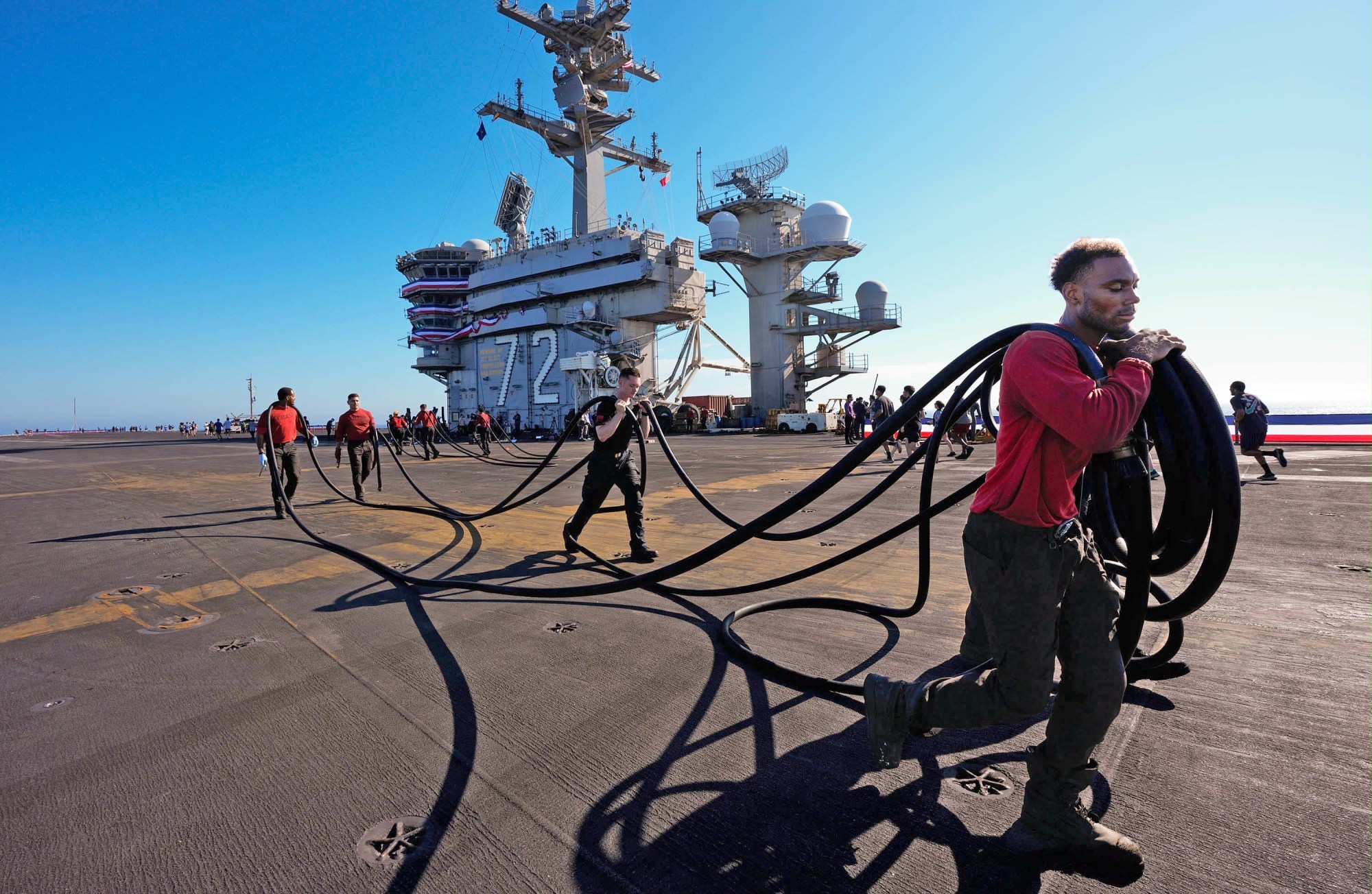 Photos: The USS Abraham Lincoln off the California coast – San Diego Union-Tribune