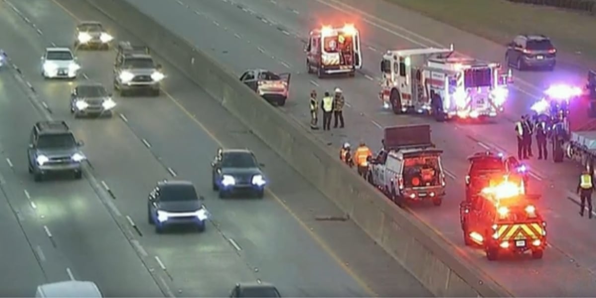 First Alert Traffic: All lanes blocked on Ga. 400 south due to crash – Atlanta News First
