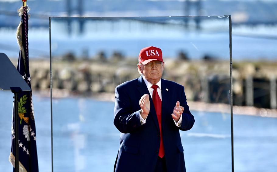 Trump: Navy to invest $2.9B in planned Sparrows Point submarine shipyard