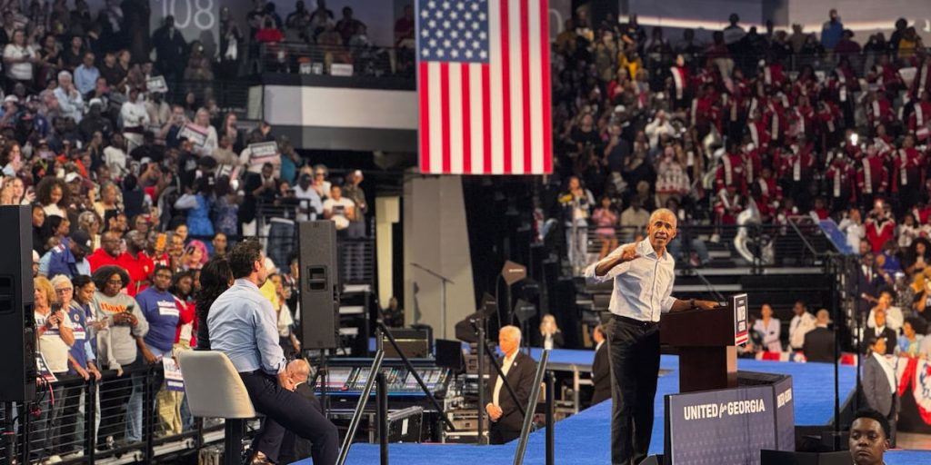 ‘Flip the switch’: Obama rallies Clayton County voters as Georgia early voting nears end – Atlanta News First