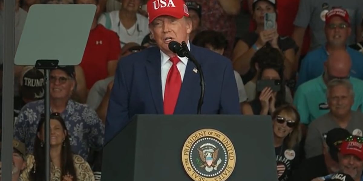 President Trump headlines Dalton rally for GOP candidates as Georgia early voting underway – Atlanta News First