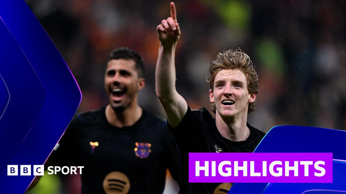 Gordon scores as 'brilliant Barcelona' thrash Galatasaray