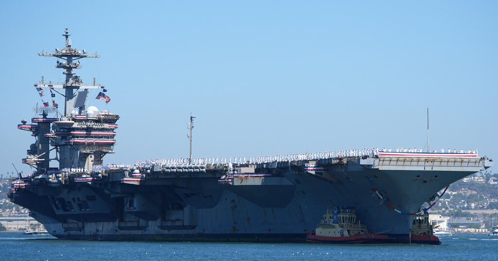 USS Lincoln docks in San Diego, returning home for first time in 321 days