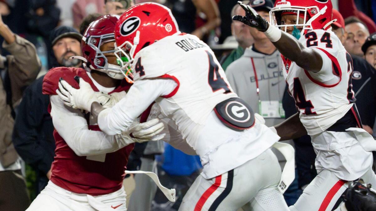 Georgia's KJ Bolden admits Bulldogs got away with pass interference vs. Alabama