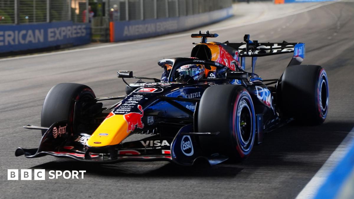 Verstappen beats Ferraris to Singapore pole