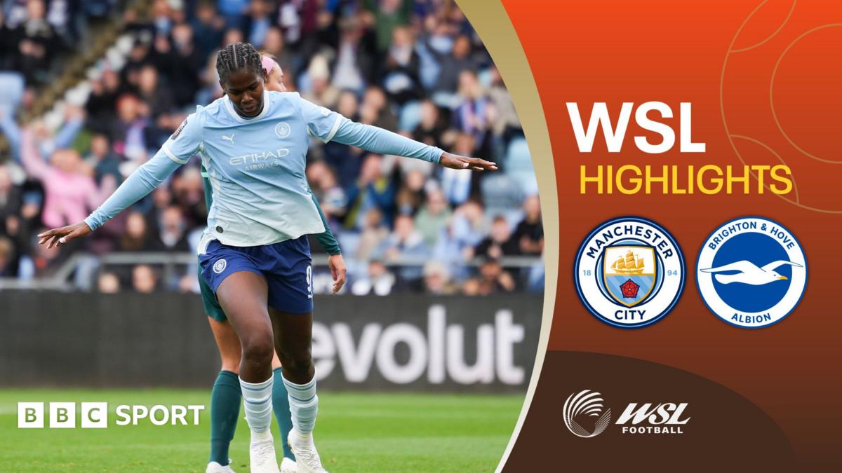 Man City remain unbeaten as Shaw scores twice against Brighton