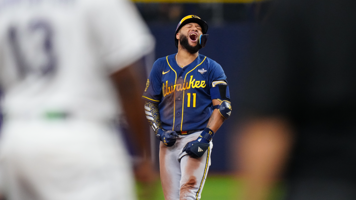 Jackson Chourio just showing off now as the face of the Brewers as Crew creeps closer to World Series title