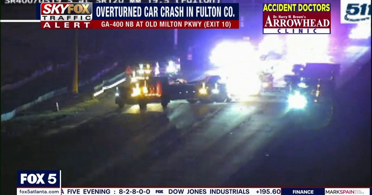 Crashes close lanes on I-400 and I-85 – FOX 5 Atlanta