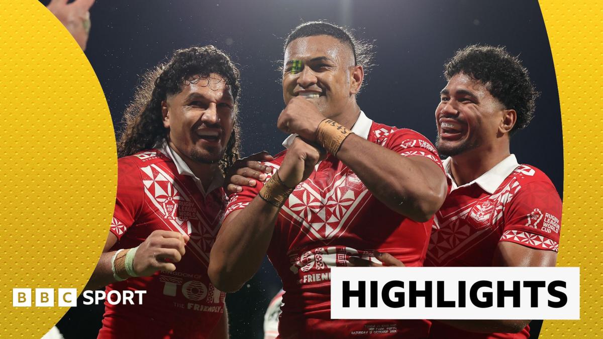 Tonga stun England in World Cup opener