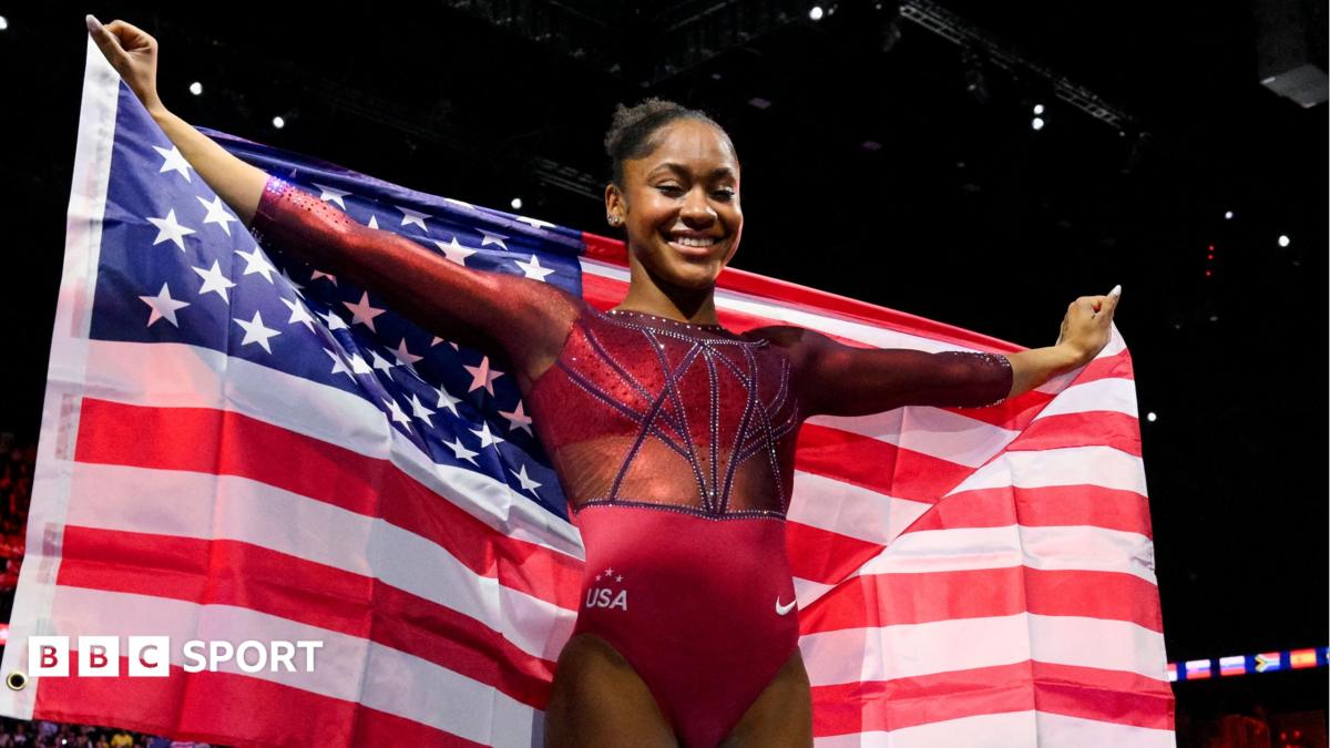 Blakely wins gold in women's all-round at Worlds