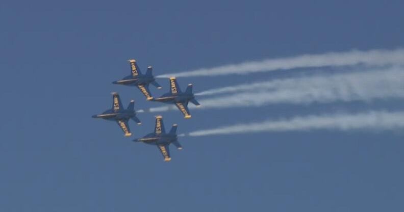 Blue Angels Roar Back Over San Francisco After Weather Conditions Threaten Fleet Week Show – Patch
