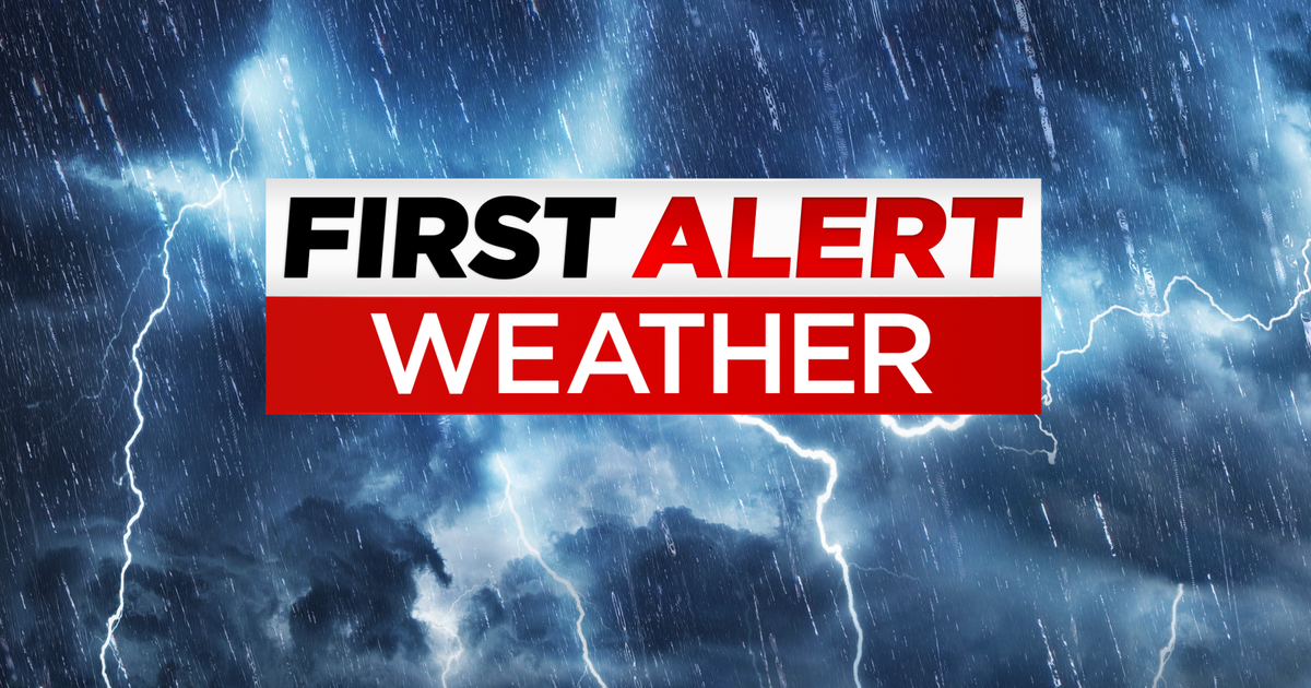 Rainy weather with possibly strong storms impacting New York, New Jersey area – CBS News