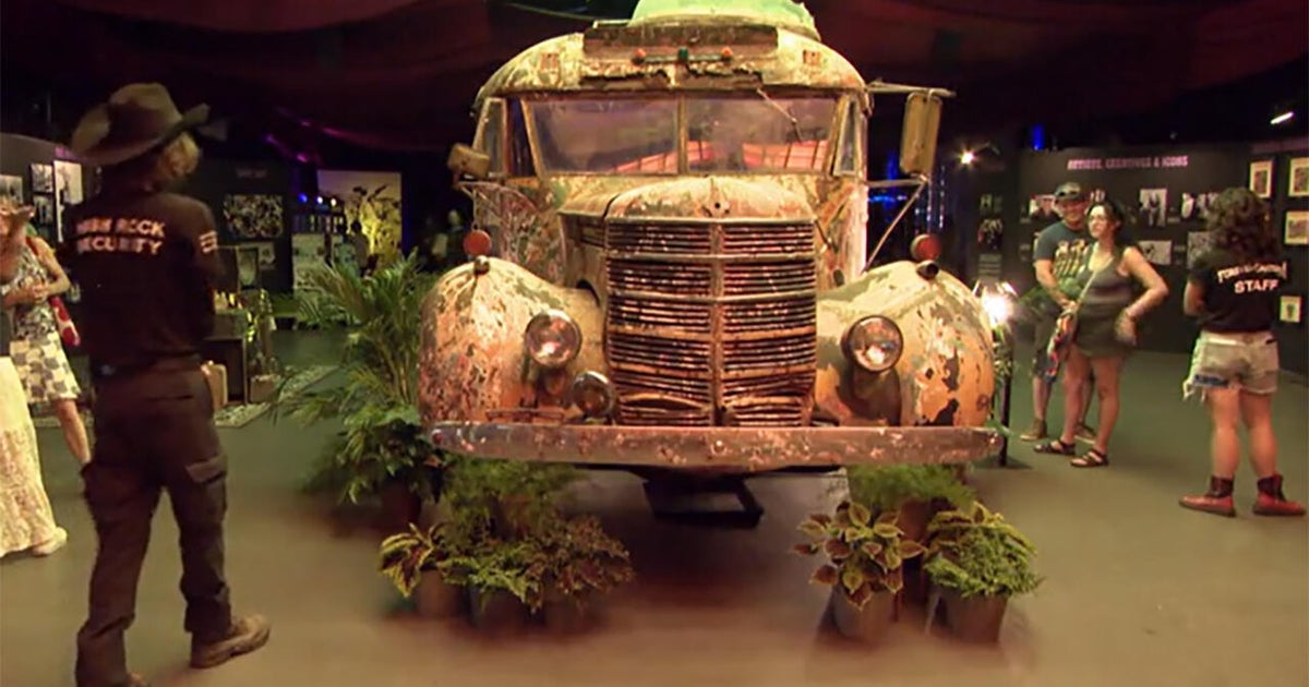 Ken Kesey's original "Furthur" bus on its latest trek