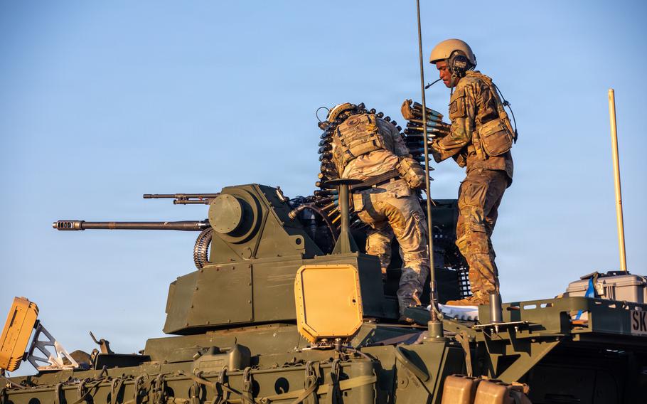 US troop rotation arrives in Lithuania as Pentagon reviews Europe posture