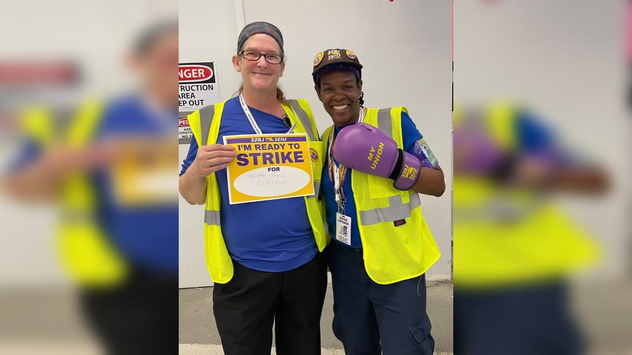 Charlotte airport service workers go on strike after death – Spectrum News