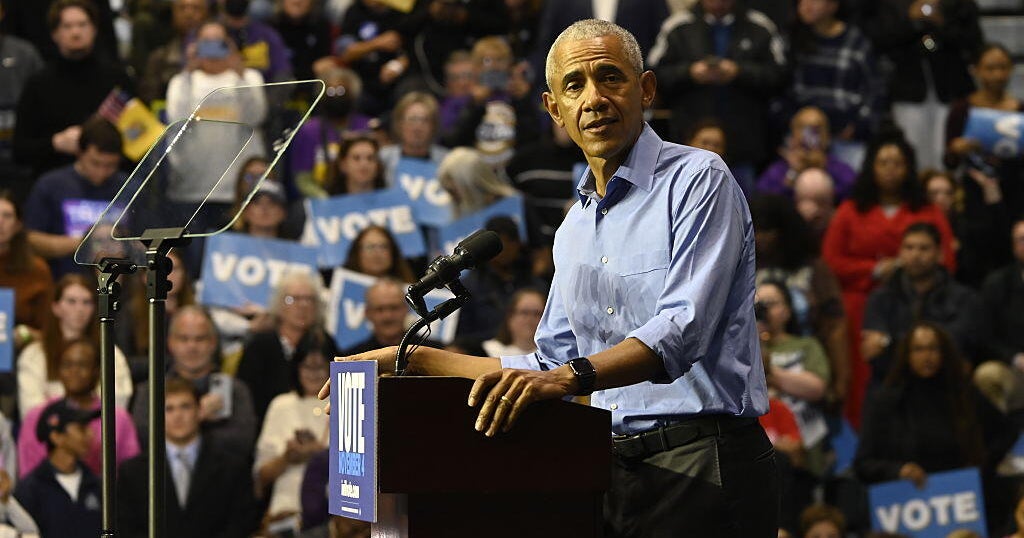 Obama heads to Atlanta to rally voters for Jon Ossoff and Keisha Lance Bottoms – CBS News