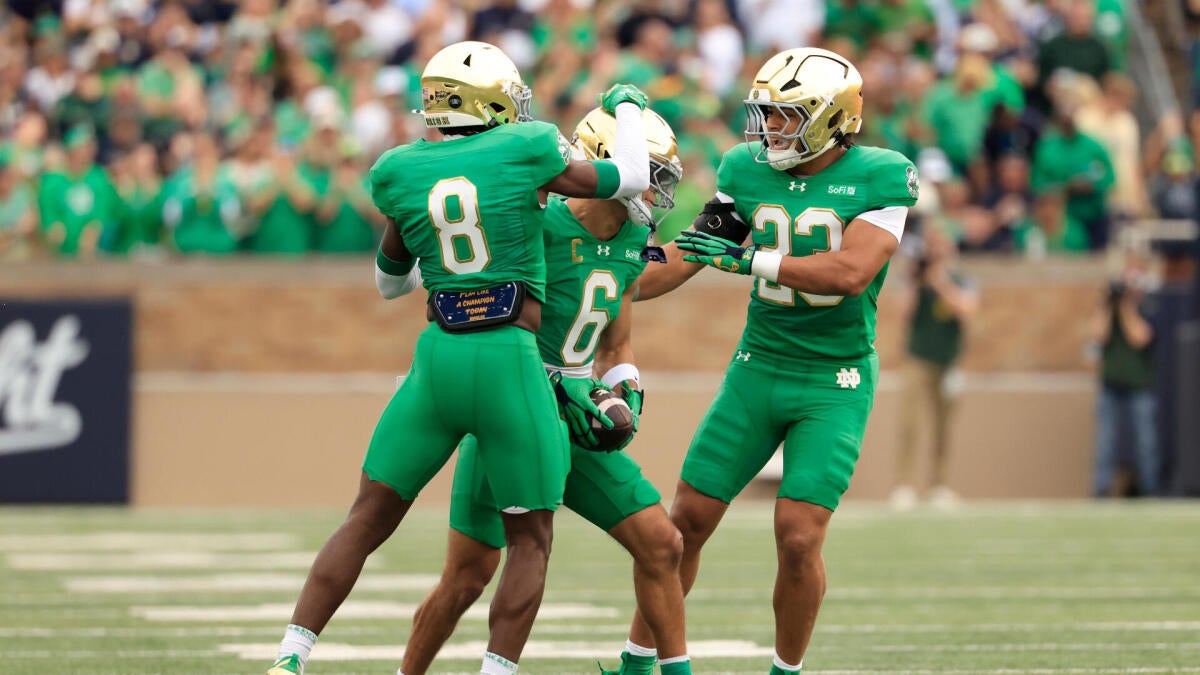 College football odds, lines, schedule for Week 7: Notre Dame opens as favorite in top-10 battle at BYU