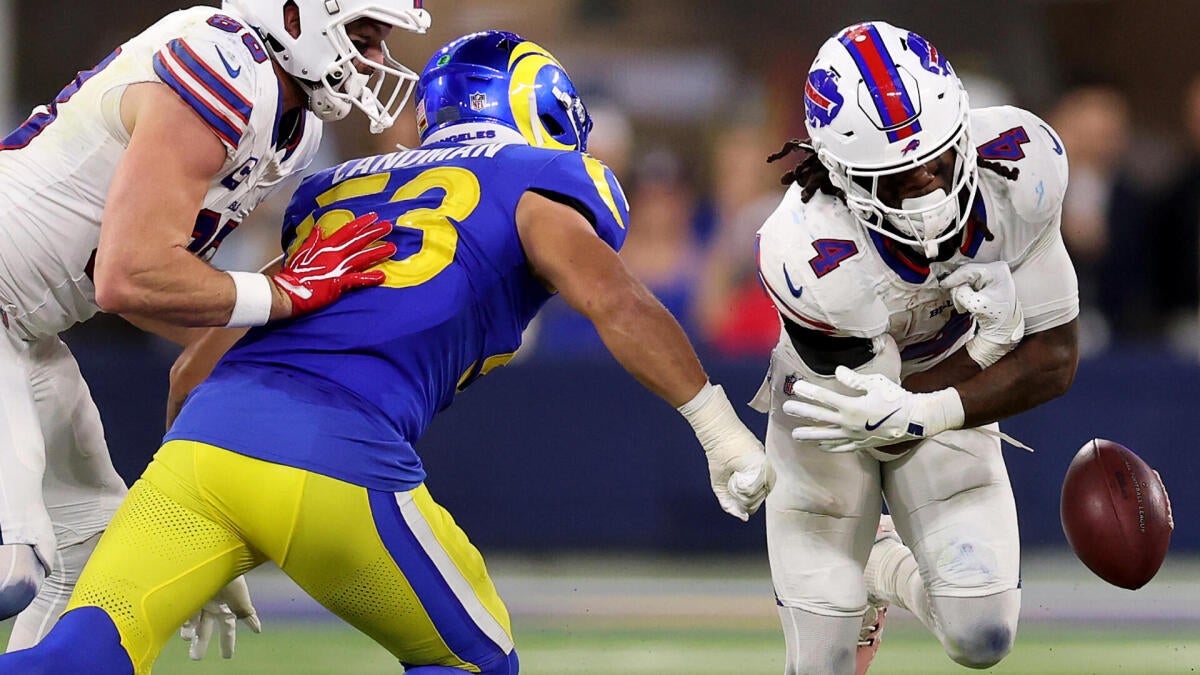 Bills' Joe Brady threatens playing time 'consequences' for James Cook III over fumble issues