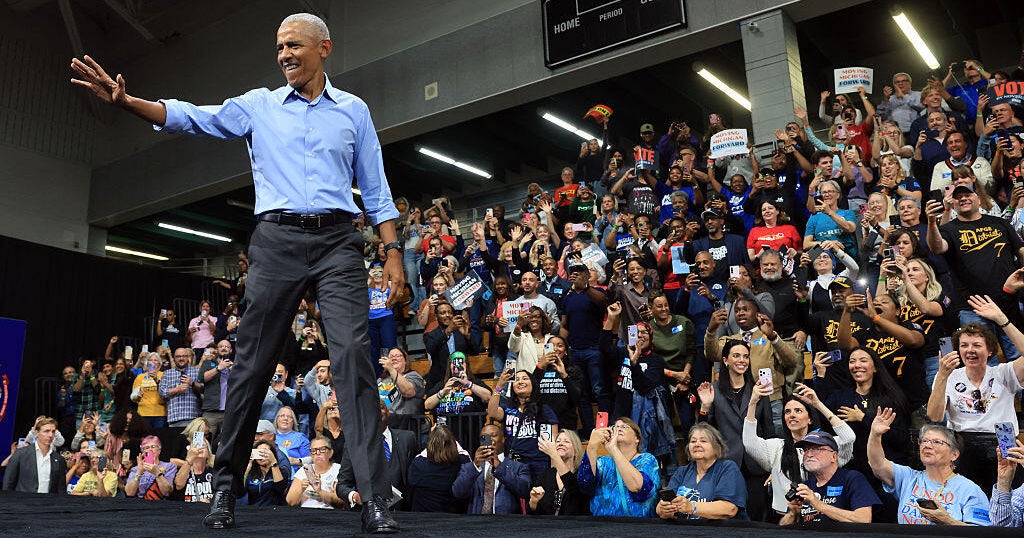 Barack Obama to campaign in Atlanta as political heavyweights make final push ahead of Election Day – CBS News