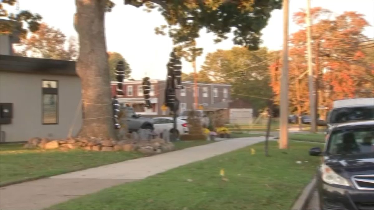Halloween decorations of bodies hanging from tree spark controversy in Bucks Co. – NBC10 Philadelphia