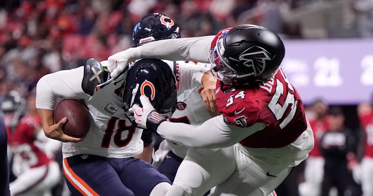 Caleb Williams completes first 12 passes in return as Bears top Falcons 31-23 – WSB-TV