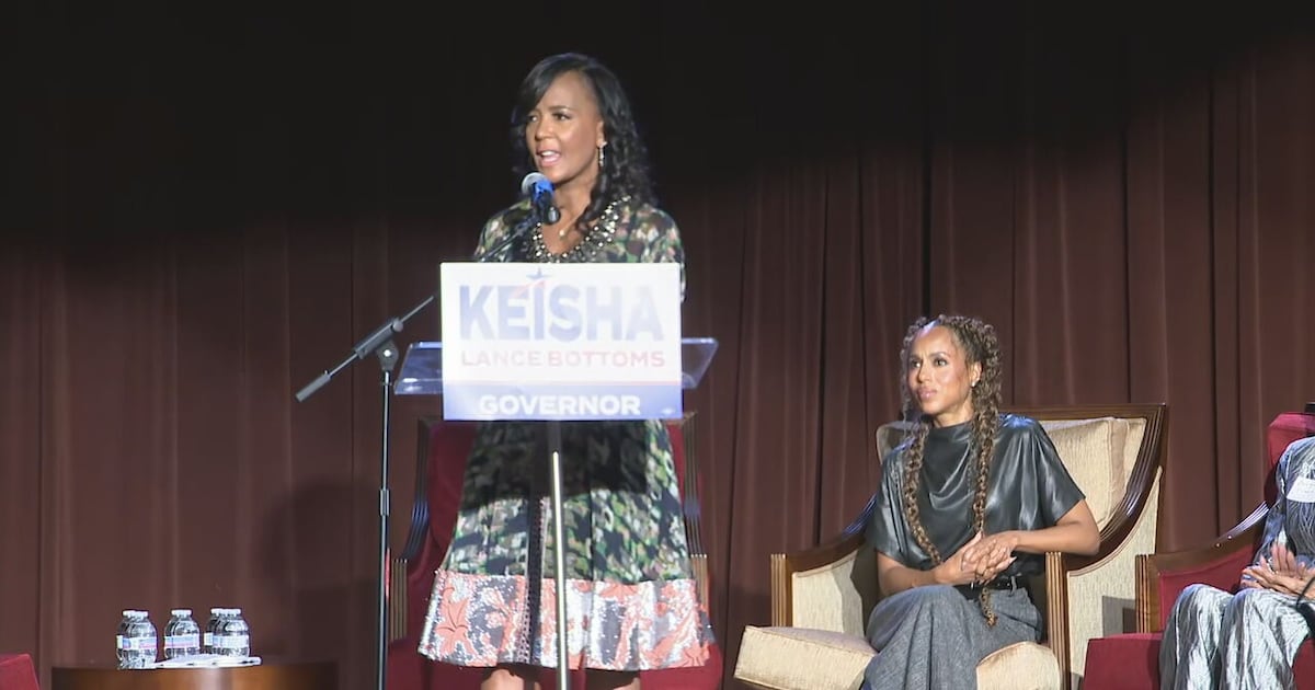 Bottoms joined by special guests encouraging voters to turn out – WSB-TV