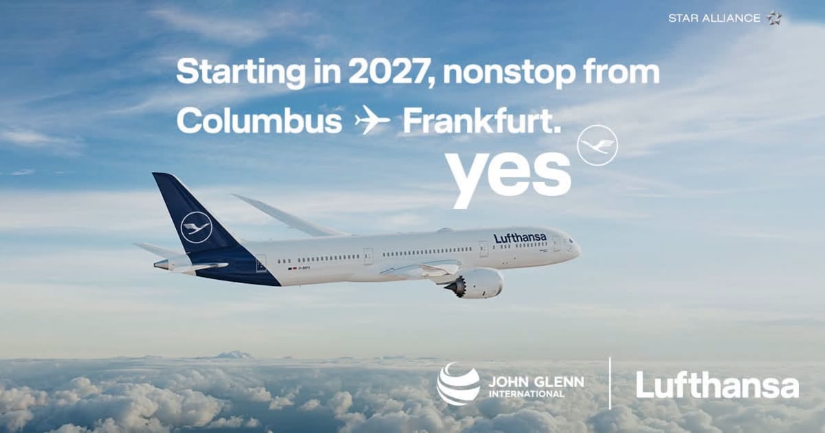 Ohio’s first nonstop flight to Germany coming to Columbus airport – WHIO TV