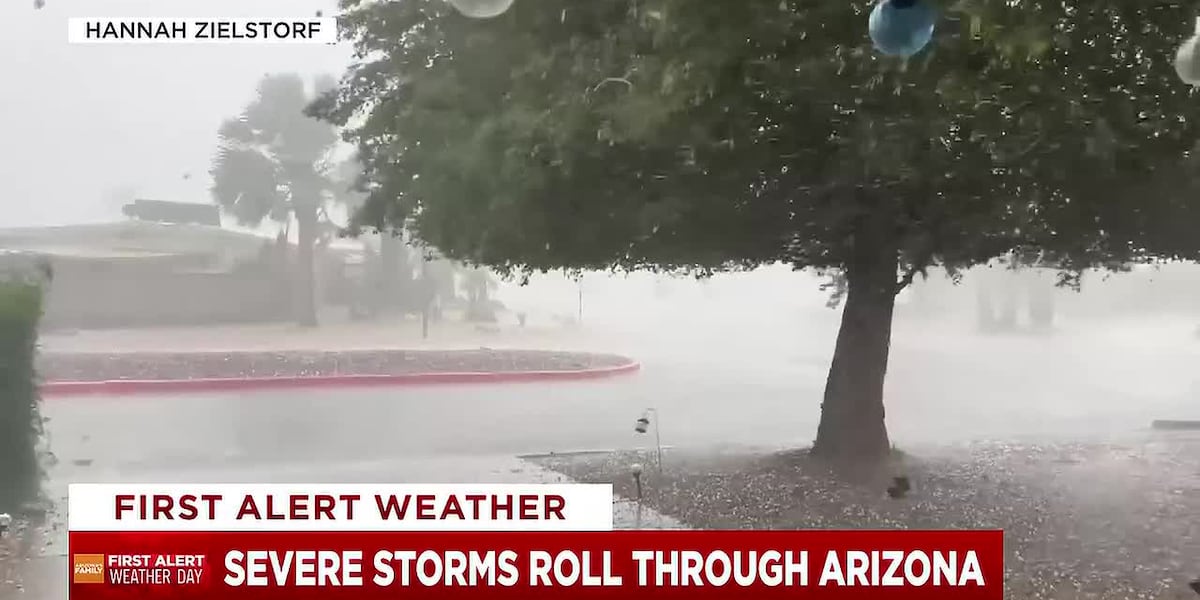 Phoenix hailstorm shatters windows, pummels neighborhoods – AZ Family