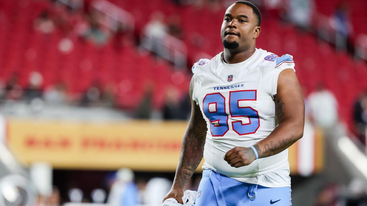 Titans release DT Jordan Elliott after 'incident' at team facility