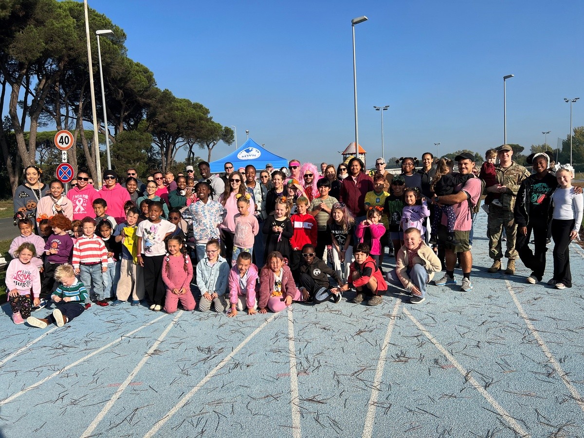 In It Together: 839th Transportation Battalion Leads Annual Breast Cancer Walk at Camp Darby