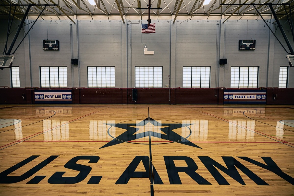 FMWR finishes new MacLaughlin gym floor