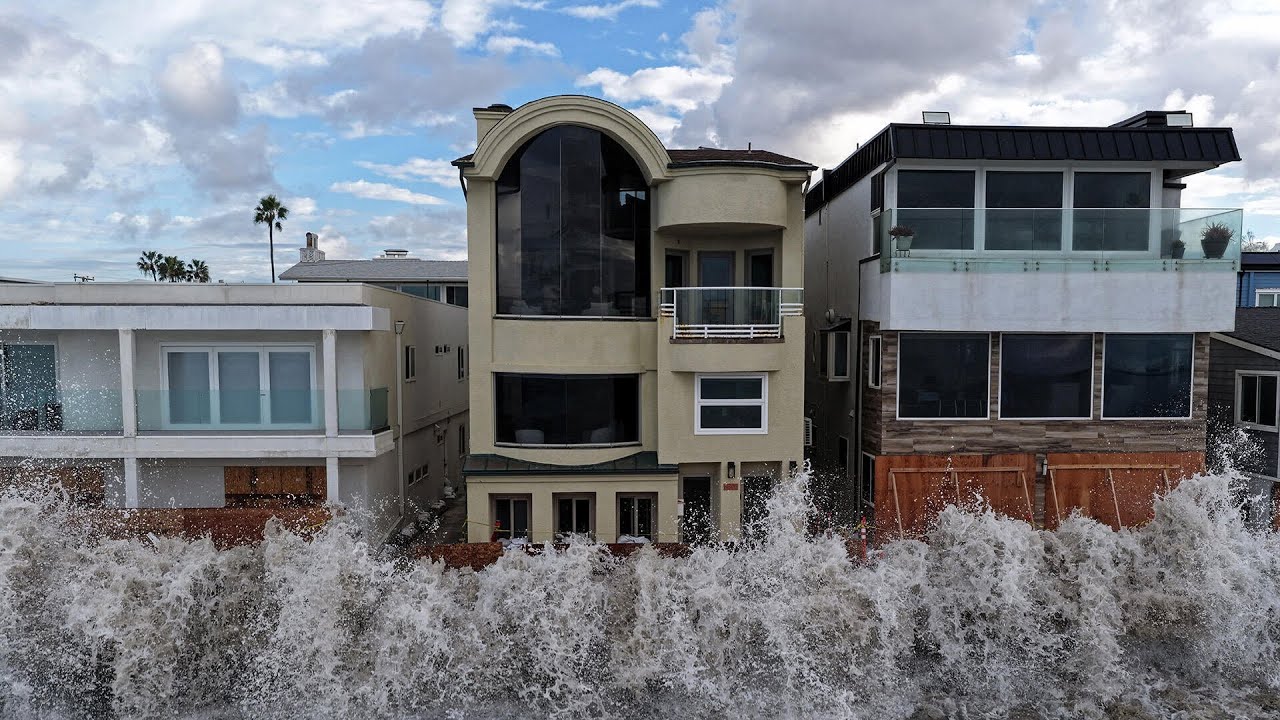 High tides set to worsen flooding from storms along West Coast