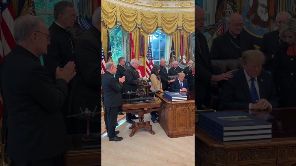 Catholic bishops accuse White House of manipulation over prayer video
